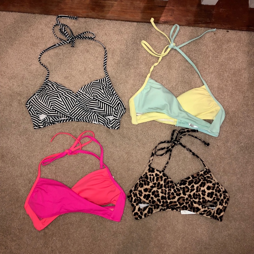 VS PINK Wrap Bikini Top Set